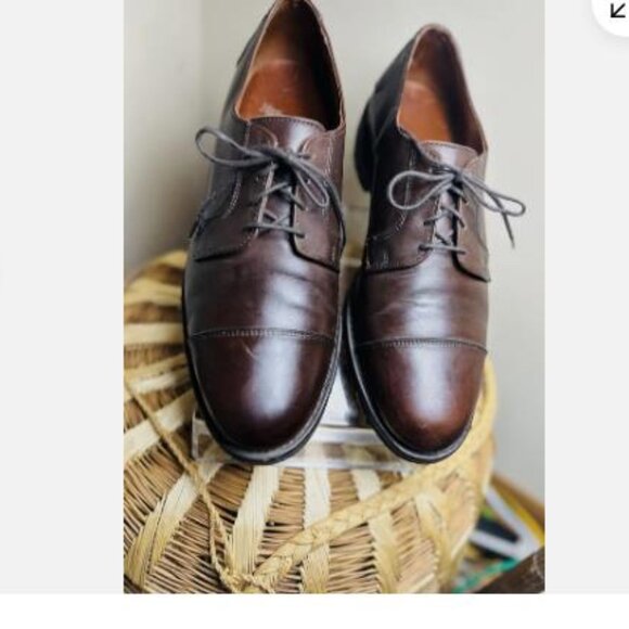 Allen Edmonds Memphis Oxford Cap Toe Dress Shoes Men's 10 D - Picture 1 of 7